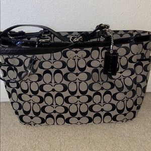 Coach black and grey purse. Open to offers!